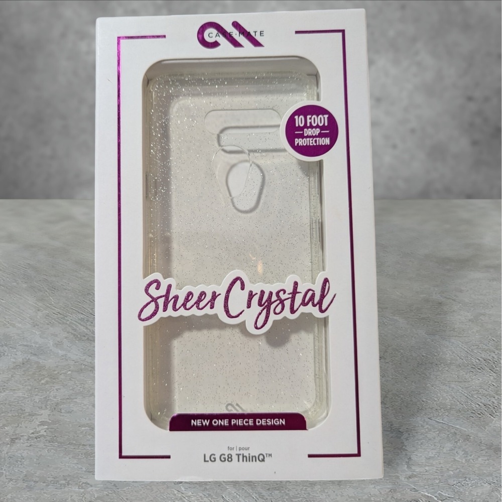 Case-Mate‎ Sheer Crystal Case for LG G8 ThinQ - Clear/Glitter A7